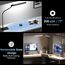 EYOCEAN Schreibtischlampe, Doppelkopf Schreibtischlampe, 24W 80cm Tageslichtlampe Schreibtisch mit Fernbedienung, Dimmbare Monitor Lampe, Büro Tischlampe, Augenschutz Bildschirmlampe