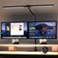 EYOCEAN Schreibtischlampe, Doppelkopf Schreibtischlampe, 24W 80cm Tageslichtlampe Schreibtisch mit Fernbedienung, Dimmbare Monitor Lampe, Büro Tischlampe, Augenschutz Bildschirmlampe