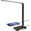 BIENSER Schreibtischlampe LED Dimmbar - 560LM Bürolampe Desk Lamp mit 5 Farbmodi & 10 Helligkeitsstufen, 10W Schreibtisch Lampe mit Nachtlicht, USB-Anschluss, Memory-Funktion & Auto Timer - Schwarz