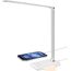 BIENSER Schreibtischlampe LED Dimmbar - 560LM Bürolampe Desk Lamp mit 5 Farbmodi & 10 Helligkeitsstufen, Schreibtisch Lampe mit Nachtlicht, USB-Anschluss, Memory-Funktion & Auto Timer, 10W - Weiß