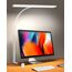 iFalarila 10W Schreibtischlampe Dimmbar - 160 LED Super Helle Klemmleuchte mit USB-Adapter | 3 Farbtemperaturen & 10 Helligkeitsstufen | 70cm Flexiblem Schwanenhals, Arbeitslampe für Home Office