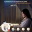 Schreibtischlampe LED Dimmbar, Schreibtischlampe Klemmbar mit Fernbedienungen, 5 Farben und 5 Helligkeitsstufen Monitor Lampe, Büro Tischlampe, Tageslichtlampe Schreibtisch, Speicherfunktion, Schwarz