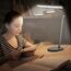 Honeywell LED-Schreibtischlampe für Home Office – H4 Sunturalux™ augenschonende Schreibtischleuchte, 14 W, dimmbare Tischlampe mit 3 Farbmodi, 5 Helligkeitsstufen, automatisches Dimmen, 60 MinTimer,