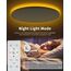 Bowfar LED Deckenleuchte Flach, 36W 4200LM Deckenlampe mit Fernbedienung Dimmbar 3000K-6500K, 1800K Nachtlicht Amber, Badezimmer Lampe für Wohnzimmer Küche Kinderzimmer Flur Schlafzimmer Ø39cm, Rund