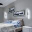 Riserva Wandleuchte LED Innen Moderne, 16W 1800LM Wandlampe, Kreative Lange Parallele Wandleuchte für Wohnzimmer Korridor Treppen, Kaltweiß 6500K, Weiß, 40cm