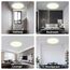LQWELL® Deckenleuchte LED Deckenlampe, 1,6CM Ultradünn Rund Flach IP44 Wasserfest Badlampe 18W 4000K 1700LM Modern für Wohnzimmer Badezimmer Schlafzimmer Küche Balkon Keller Büro, 220 * 16mm