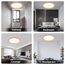LQWELL® Deckenleuchte LED Deckenlampe, IP44 Wasserfest Badlampe Rund Flach 23W 4000K 2600LM Modern Schlicht Lampe Dünn für Wohnzimmer Badezimmer Schlafzimmer Küche Balkon Keller Büro, 300 * 25mm