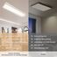 BestLuz Deckenlampe LED Deckenleuchte 580x200x28mm (LxBxH) Dreistufige Dimmbar Rechteckig LED Panel Ultra Flach 3000LM 24W Neutralweiß 4000K mit Backlight für Badezimmer Schlafzimmer Wohnzimmer Küche