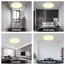 LQWELL® Deckenleuchte LED Deckenlampe, IP44 Wasserfest Badlampe Rund Flach 36W 3000K 4320LM Modern Schlicht Lampe Dünn für Wohnzimmer Badezimmer Schlafzimmer Küche Balkon Keller Büro, 400 * 24mm