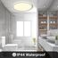 LQWELL® Deckenleuchte LED Deckenlampe, IP44 Wasserfest Badlampe Rund Flach 22W 4000K 2420LM Modern Schlicht Lampe Dünn für Wohnzimmer Badezimmer Schlafzimmer Küche Balkon Keller Büro, 300 * 25mm