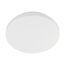 EGLO LED Deckenlampe Pogliola, Ø 26 cm, runde Deckenleuchte, flache Aufbauleuchte für Schlafzimmer und Flur, Metall und Kunststoff in Weiß, warmweiß