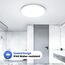 NIBSHOOM Deckenlampe LED Deckenleuchte Rund Flach 6500K,24W/2400LM/IP44 Wasserfest Ultradünn Badezimmer Lampe Decke, Modern Schlicht deckenlampen für Schlafzimmer Wohnzimmer Flur Küche Büro,300*17mm