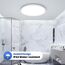 NIBSHOOM Deckenlampe LED Deckenleuchte Rund Flach 6500K,18W/1800LM/IP44 Wasserfest Ultradünn Badezimmer Lampe Decke, Modern Schlicht deckenlampen für Schlafzimmer Wohnzimmer Flur Küche Büro,220*17mm