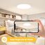 OUILA LED Deckenleuchte Flach Rund - Ø22CM Deckenlampe LED 18W 1600LM 4000K Neutralweiß IP44 Wasserdicht Badezimmer Lampe, Badlampe Decke für Bad Küche Flur Schlafzimmer Keller