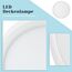 ZMH Deckenlampe LED Deckenleuchte Küche - Badezimmerlampe Flach 15W Küchenlampe Rund Flurlampe Kaltweiß Badezimmer Deckenbeleuchtung Ø18cm Badlampe Decke Schlafzimmerlampe für Flur Bad Schlafzimmer