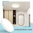 ZMH Deckenlampe LED Deckenleuchte Flur - Badezimmerlampe Flach 15W Küchenlampe Rund Flurlampe 4000K Badezimmer Deckenbeleuchtung Ø18cm Badlampe Decke Schlafzimmerlampe Klein für Küche Bad Schlafzimmer