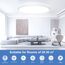 50CM Deckenlampe Led Deckenleuchte Flach - 48W 6500K 4800LM Kaltweiß Rund Küchenlampe Badlampe Led Deckenlampe Wohnzimmer Lampe Decke für Küche Schlafzimmer Badezimmer Kinderzimmer Modern Utra Dünn