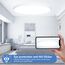 50CM Deckenlampe Led Deckenleuchte Flach - 48W 6500K 4800LM Kaltweiß Rund Küchenlampe Badlampe Led Deckenlampe Wohnzimmer Lampe Decke für Küche Schlafzimmer Badezimmer Kinderzimmer Modern Utra Dünn