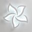 Comely Deckenlampe, LED Deckenleuchte 60W 6750lm, Kaltes Weiß 6500K Moderne Blütenblatt Design Deckenlampe für Wohnzimmer Küche Schlafzimmer Esszimmer, Dia 60cm