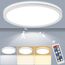 LEZOE LED Deckenleuchte mit Bewegungsmelder Dimmbar, 24W 2400LM Radar Sesor Deckenlampe Dimmbar, 3000K/4000K/6500K IP54 Sensorlampe Für Badezimmer, Garage, Treppen, Keller, Flur, Balkon, Diele 30cm
