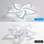 Comely Deckenlampe, LED Deckenleuchte 60W 6750lm, Kaltes Weiß 6500K Moderne Blütenblatt Design Deckenlampe für Wohnzimmer Küche Schlafzimmer Esszimmer, Dia 60cm