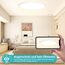 Deckenlampe Led Deckenleuchte Flach Rund - Ø40CM 36W 3600LM 4000K Neutralweiß Led Deckenlampe Wohnzimmer Utra Dünn 2,4CM Led Lampe Decke für Küche Schlafzimmer Badezimmer Kinderzimmer Flur Modern IP44