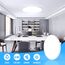 Deckenlampe Led Deckenleuchte Flach Rund - Ø30CM 24W 6500K 2400LM Kaltweiß Modern Küchenlampe Badlampe Led Deckenlampe Wohnzimmer Lampe Decke für Küche Schlafzimmer Badezimmer Kinderzimmer Flur Keller
