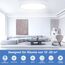 Deckenlampe Led Deckenleuchte Flach Rund - Ø40CM 36W 3600LM Modern 6500K Kaltweiß Küchenlampe Badlampe Led Deckenlampe Wohnzimmer Lampe Decke für Küche Schlafzimmer Badezimmer Kinderzimmer Utra Dünn