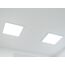 ENOVALITE LED Panel, Deckenleuchte, 62x62cm, 3600lm, 4000K, 36W, inkl. Trafo, Rasterleuchten, Einlegeleuchte, Büroleuchten (mit Aufbaurahmen, 4 Stück)