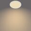 Philips LED Badezimmer Deckenleuchte Superslim (15 W), 3 Lichteinstellungen, warmweißes Licht, dimmen ohne Dimmer, IP44 Schutz, weiß, 25cm