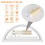 HYDONG LED Wandleuchte Innen, 7W Weiß Gipsleuchte Modernes Design Wandlampe LED Licht Up und Down Wandlicht Spotlicht Warmweiß für Badezimmer, Wohnzimmer, Schlafzimmer, Flur (G9 LED Birne enthalten)