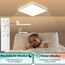 Wholede LED Deckenleuchte Flach Dimmbar, 24W 3240LM LED Lampe mit Fernbedienung, 3000K-6500K Ultra Dünn Quadrat Deckenlampe für Wohnzimmer Küche Flur Schlafzimmer Badezimmer, Ø29cm