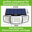 INTELAMP Solarlampen für Außen mit Bewegungsmelder, 6000 mAh Solarleuchten für Außen 108 LED Solar Lampe Outdoor Ideal für Terrasse, Veranda, Garage, Hof, Straßen, IP65 Wasserdicht