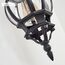 HOFSTEIN Außenwandleuchte Lentua, Außenwandlampe aus Metall/Kunststoff in Schwarz/Klar, Wandleuchte Down im Retro/Vintage/Antik-Design, E27, IP44, Eingangsbereich, Terrasse, Haustür, Hof
