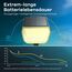 Linkind 60-Led Solarlampen für außen 800Lm, Ultra-lange Leuchtdauer, Warmweiß Solar Gartenbeleuchtung mit intelligentem Entladealgorithmus, IP67 Solar Spots für Einfahrt, Vorgarten, 6 Stück