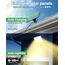 LOTMOS 4 Stück Solarlampen für Außen mit Bewegungsmelder, 342 LED Aussenleuchte Solar IP65 Wasserdicht Solarleuchte 3 Modi Strahler mit Fernbedienung, Solar Lampe Outdoor für Garten Garage Aussen