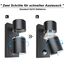 Wondlumi Aussenlampe mit Bewegungsmelder Set GU10 LED Wandlampe Anthrazit IP44 Aussenleuchten 230V inkl.2x5W Warmweiß Glühbirne