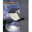 Solarlampen Outdoor 126LED 3 Modi mit Bewegungsmelder für Garten, Veranda, Straße, IP67 Wasserdicht, 210° Beleuchtungswinkel (1 Stück)