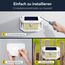 TECKNET Solarlampen für Außen, 【4 Stücke】 231 LED/300 ° Beleuchtung (Beleuchtung 35 m²), Hohe Helligkeit, Solarleuchten mit Bewegungssensor, 3 Modi, IP65, Wasserdicht, LED-Solarstrahler für Garten