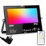 RGB LED Strahler Außen 50W Fluter Innen Außen, Flutlicht Dimmbar Bunt & Kaltweiß, Smart Bluetooth APP Steuerung Flutlichtstrahler, IP66 Wasserdicht LED Aussenstrahler, Garten Stimmungslichter