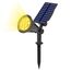 T-SUN Solarlampen für Außen Garten 7 LED Solarleuchten 2-in-1 Solar Strahler Outdoor Wandleuchte Warmes Weiß 2700K 2 Beleuchtungsmodi Auto-ON/OFF Sicherheitsbeleuchtung für Hof Rasen Wege Auffahrt
