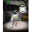 zemty Solarlampen für Außen mit Bewegungsmelder, [2 Stück] 306 LEDs Solar mit Bewegungsmelder 320° Superhelle Wandleuchte Aussen IP65 Wasserdichte 3 Modi Solarleuchten für Außen Garten mit 4 Köpfe