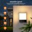 LED Wandleuchte Aussen IP65 Außenleuchte Wand Außenlampe Warmweiss Außenwandleuchte Modern Wandlampe Wasserdicht Außenbeleuchtung Alu für Außenbreich Outdoor Wall light Flur Treppenhuaus