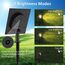 T-SUNUS Gartenstrahler Solar, Solarstrahler für Außen Garten Warmweiß, IP65 Wasserdicht, 2 Helligkeitsmodi, Auto ON/OFF Solarlampen für Außen Baum Terrasse Hof Gartenweg