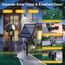 T-SUNUS Gartenstrahler Solar Außen, Solarlampen für Außen Garten Kaltweiß IP65 Wasserdicht, 2 Helligkeitsmodi, Solar Gartenleuchte Auto ON/OFF für Hof Auffahrt Gehweg