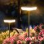 Ainostone Solarlampen für Außen Garten 2 Stück LED Solarleuchten Warmweiß 1000mAh Solar Gartenleuchten Wackeln im Wind Extra Hell 34 Lumen IP65 Wasserdicht für Blumen Terrasse Rasen Weg Outdoor Deko