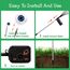 YJFWAL 2 Stück Halloween Deko Licht Outdoor, 6 LED Augäpfel Grüne Halloween LED Lichter Solar Gartenlichter Dekoration Lichterkette für Draußen Innen Spukhäuser und Partyzubehör Solarlampen für Außen