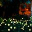 YJFWAL Firefly Solar-gartenlichter Außen 2 Stück Glühwürmchen Lichter Wasserdicht Swinging Garten Lichter für Pathway Weihnachten Yard Patio-Landschaft Dekoratives, 8LED Jede (Warm-Weiß, 2 Stück)
