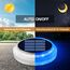 YiLaie Solarleuchten für Außen, Solarlampen für Außen Garten 360° LED Solar Bodenleuchten Aussen IP68 Wasserdicht mit Auto On/Off Solarleuchten Garten Solar Lampe Outdoor, 40Lm Blaues Licht, 6 Stück