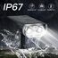 Linkind StarRay Solar Gartenleuchte mit Bewegungsmelder, 6500K Tageslichtweiss Solarlampen für außen, IP67 Außen-Wandleuchte mit Dauerlicht, 1000lm Hell Solarstrahler für Garten, Garage, 2 Stk.